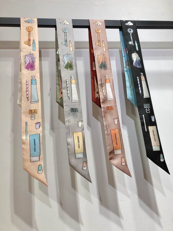 Hermes silk ribbon 5X86cm E011018